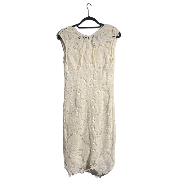 Jigsaw white lace dress with slip - Picture 1 of 17